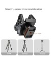 Adaptateur - Pince pour support d'arme sur trépied en aluminium T6063 (35 à 70 mm)