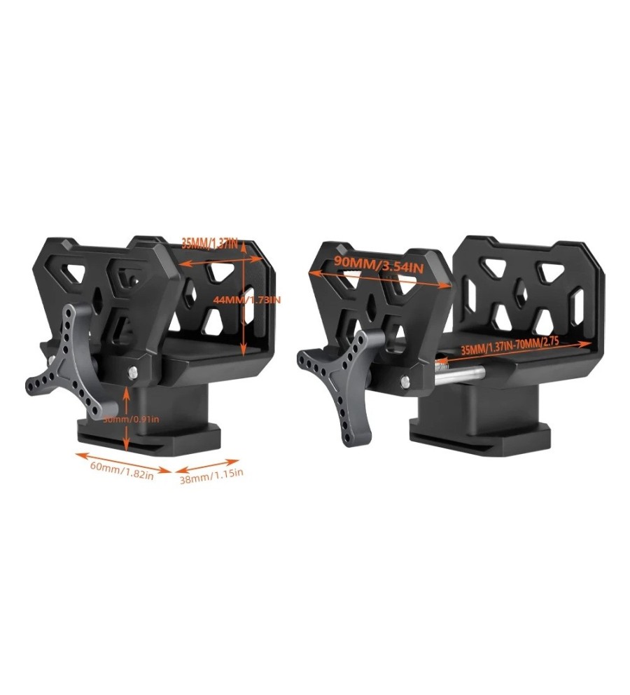 Adaptateur Trépied 3 Fentes Pour Bipied 20 Mm - Neuf