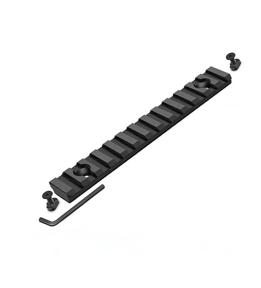 Ensemble de 6 rails M-lok en aluminium avec jeu de 12 vis et écrous