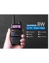 Talkie Walkie (X2) Baofeng UV-5R, 8 Watts, longue portée 12km (compatible Chirp cable usb fourni)