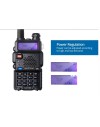 Talkie Walkie (X2) Baofeng UV-5R, 8 Watts, longue portée 12km (compatible Chirp cable usb fourni)