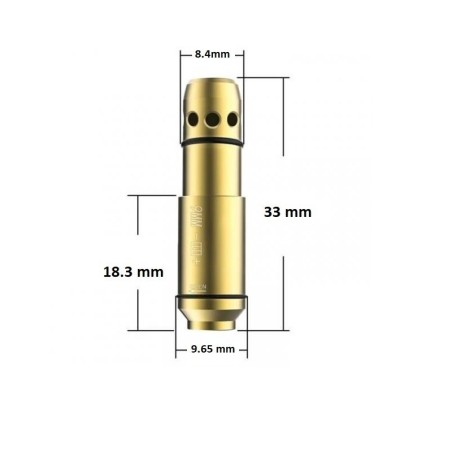 Cible électronique et 6 Cartouches laser de manipulation et de tir d'entrainement pour 38 SPL