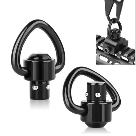 Lot de deux Attaches sangles rapides QD