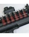 Porte 6 cartouches calibre 12 montage double fixation sur rail picatinny