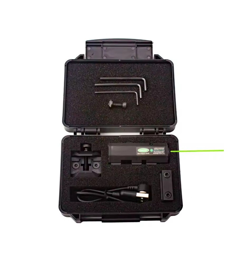Laser vert tactique rechargeable pour montage sur rail picatinny weaver et Mlok