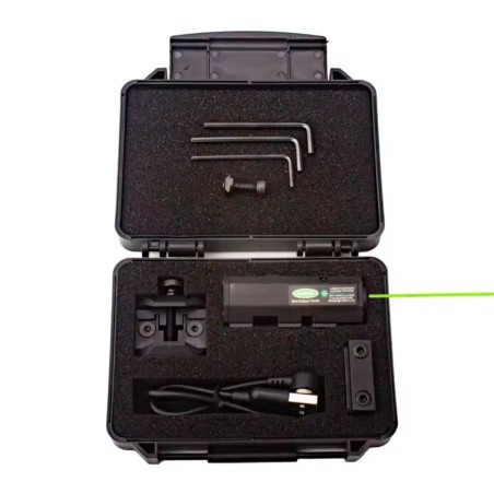 Laser vert tactique rechargeable pour montage sur rail picatinny weaver et Mlok