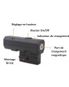 Laser vert tactique rechargeable pour montage sur rail picatinny weaver et Mlok