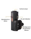Laser vert tactique rechargeable pour montage sur rail picatinny weaver et Mlok
