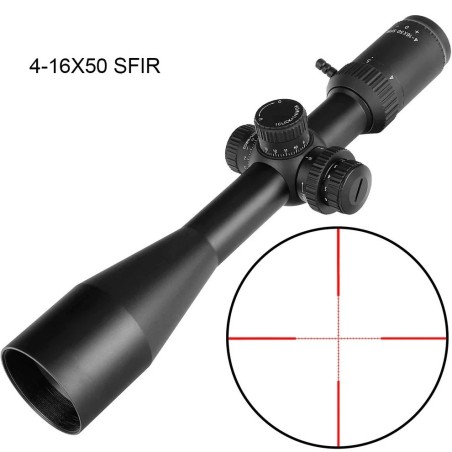 Lunette de tir et de chasse 4-16x50 SFIR avec colliers 11 ou 22 mm aux choix