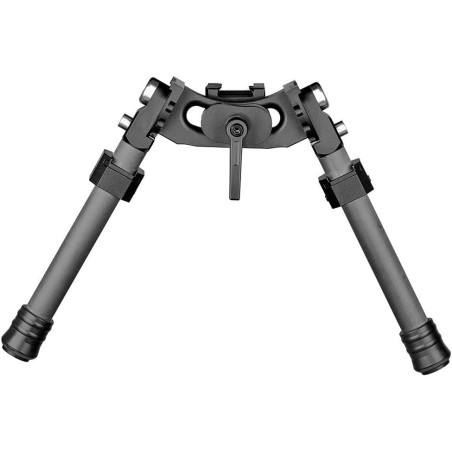 Bipied tactique pivotant en Fibre de Carbone pour rail picatinny et attache grenadière