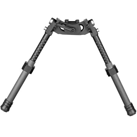 Bipied tactique pivotant en Fibre de Carbone pour rail picatinny et attache grenadière