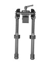 Bipied tactique pivotant en Fibre de Carbone pour rail picatinny et attache grenadière