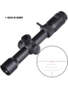 Lunette de Chasse 1-8x32 LPVO SFP – Tube 30 mm avec Réticule Illuminé