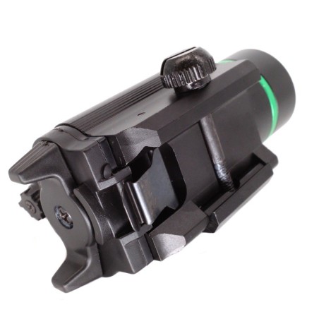 Lampe Laser vert 1500 Lumens en métal pour rail picatinny / weaver
