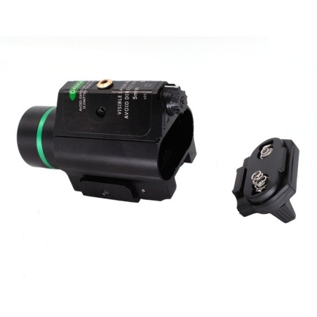 Lampe Laser vert 1500 Lumens en métal pour rail picatinny / weaver