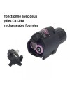 Lampe Laser vert 1500 Lumens en métal pour rail picatinny / weaver