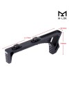 Handstop tactique incurvé en metal pour attache M-lok
