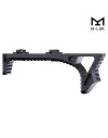 Handstop tactique incurvé en metal pour attache M-lok
