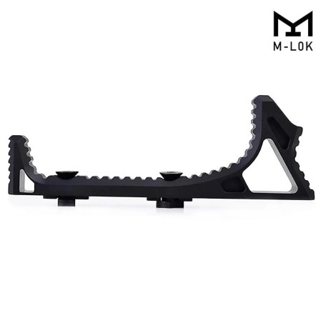 Handstop tactique incurvé en metal pour attache M-lok