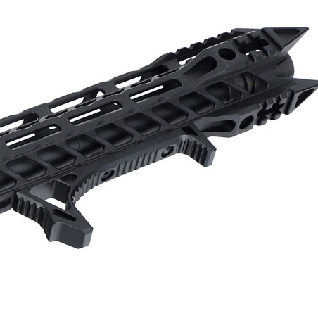 Handstop tactique incurvé en metal pour attache M-lok