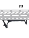 Handstop tactique incurvé en metal pour attache M-lok