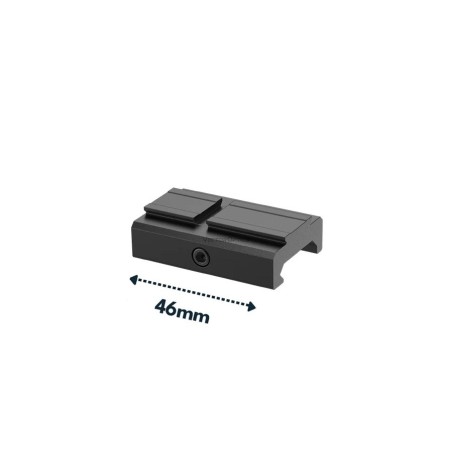 Adaptateur de Rail VOD (aimpoint) Vector optics pour montage sur rail picatinny weaver (H:6mm)