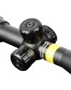 Lunette de tir 4-16x44 AOE avec réticulle lumineux rouge ou vert et colliers aux choix
