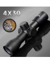 Lunette de tir 4x30EG compacte avec réticule lumineux colliers 11 ou 22 mm