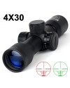 Lunette de tir 4x30EG compacte avec réticule lumineux colliers 11 ou 22 mm