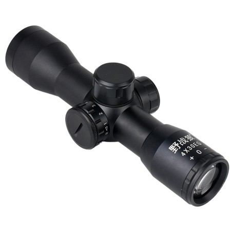 Lunette de tir 4x30EG compacte avec réticule lumineux colliers 11 ou 22 mm