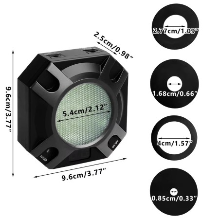 Cible electronique rechargeable type biathlon pour laser d'entrainement