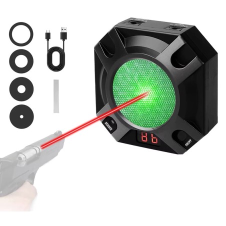 Cible electronique rechargeable type biathlon pour laser d'entrainement