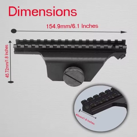 Support rail picatinny pour Carabine Springfiel M1A