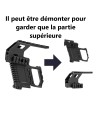 Kit rail tactique pour Glock série de couleur noire