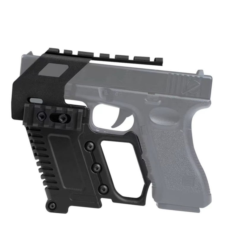 Kit rail tactique pour Glock série de couleur noire