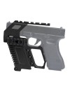 Kit rail tactique pour Glock série de couleur noire