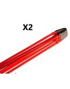 Lot de deux élastiques de rechange triple pour Fronde de chasse / lance pierre F3X