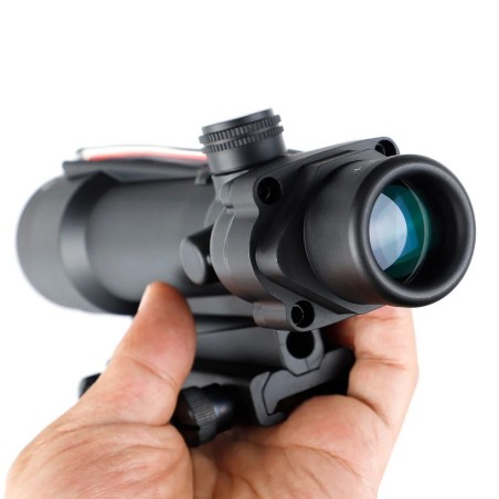 Viseur point rouge Red Dot ACOG 5x35 avec Fibre optique rouge Gen 2