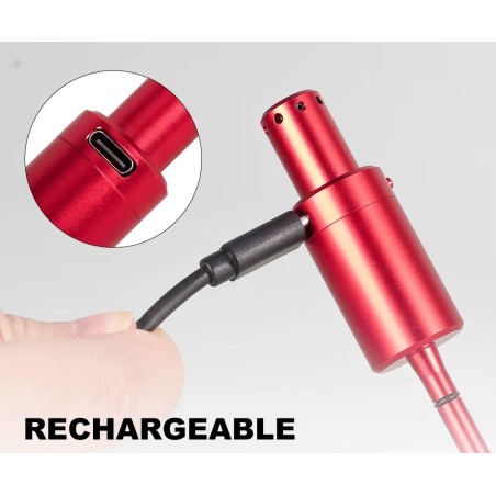 Cible electronique et Cartouche laser de réglage, de manipulation et de tir d'entrainement pour arme 17 HMR / 4,5 mm a plombs