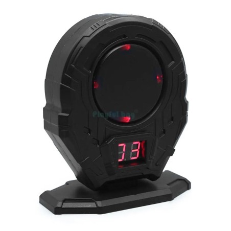 Cible electronique et Cartouche laser de réglage, de manipulation et de tir d'entrainement pour arme 17 HMR / 4,5 mm a plombs