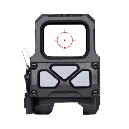 Pack Red Dot holographique et magnifier zoom X5 pour rail picatinny
