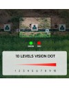 Pack Red Dot holographique et magnifier zoom X5 pour rail picatinny