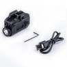 Lampe avec double Laser Bleu et vert LED 800 lumens Flash Strobo pour rail picatinny