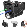 Lampe avec double Laser Bleu et vert LED 800 lumens Flash Strobo pour rail picatinny