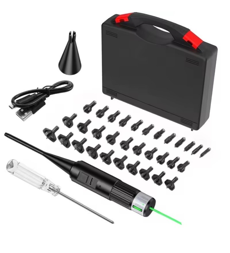 Collimateur de réglage Vert Professionnel USB en mallette calibre 0.17 jusqu'à calibre 12 GA