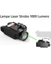 Lampe Laser Vert sur batterie rechargeable 1000 Lumens Strobo
