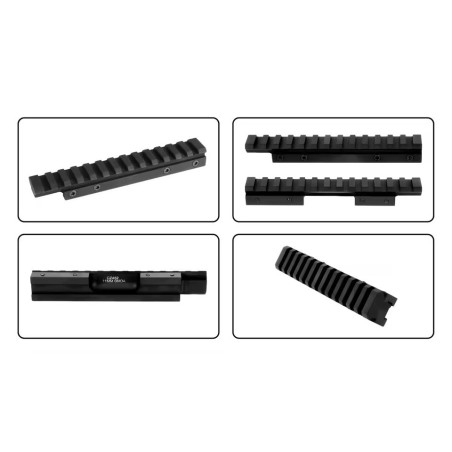 Embase rail picatinny pour rail 11mm de Carabine CZ 452, 453, 455, 511, 512