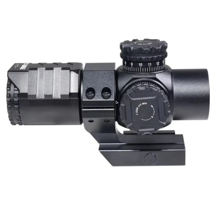 Lunette de tir 3x30IR MR PRO réticule lumineux avec monobloc déporté pour rail picatinny
