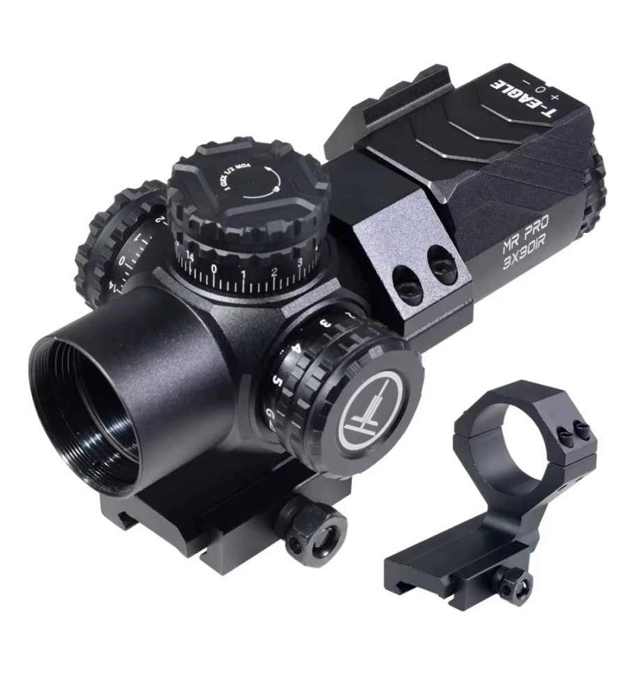 Lunette de tir 3x30IR MR PRO réticule lumineux avec monobloc déporté pour rail picatinny