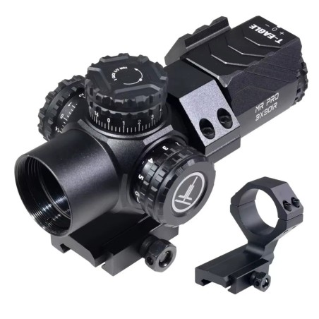 Lunette de tir 3x30IR MR PRO réticule lumineux avec monobloc déporté pour rail picatinny